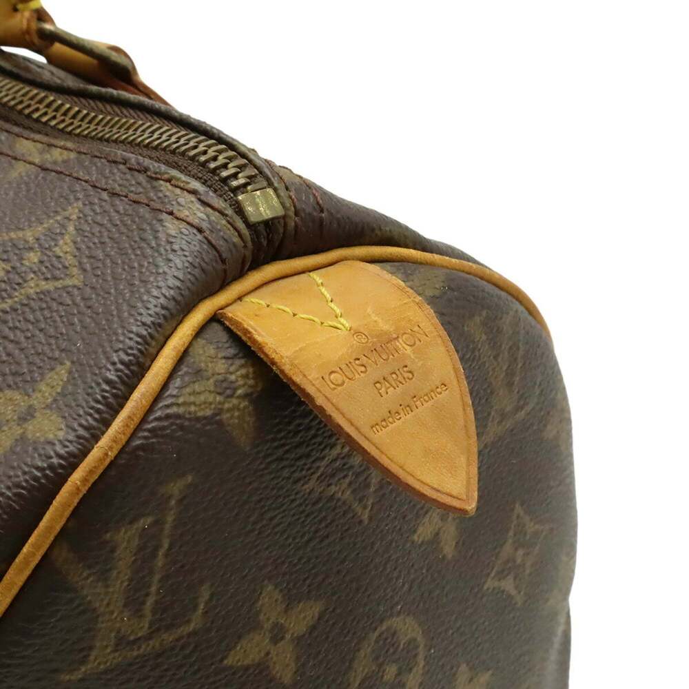 LOUIS VUITTON Brown Monogram Speedy 30 Boston Bag - Picture 10 of 10